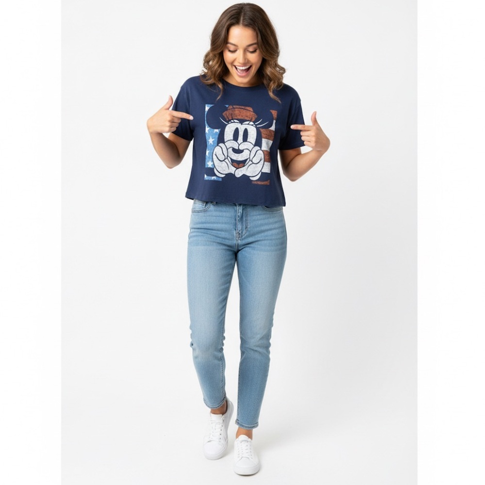 Old Navy Navy Blue Character Graphic Tee